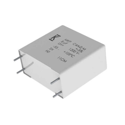 33 µF Film Capacitor 1000V (1kV) Polypropylene (PP), Metallized Radial - 4 Leads - 1