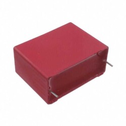1 µF Film Capacitor 400V 1000V (1kV) Polypropylene (PP), Metallized Radial - WIMA