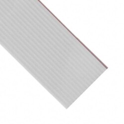 Flat Ribbon Cable Gray 16 Conductors 0.039