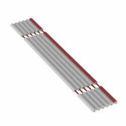 Flat Ribbon Cable Gray 6 Conductors 0.050