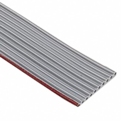 Flat Ribbon Cable Gray 8 Conductors 0.100
