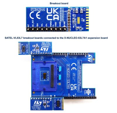 VL53L7 - Light, 3D Time-of-Flight (ToF) Sensor Evaluation Board - 2
