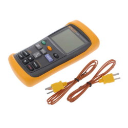 Handheld -418 ~ 3212°F (-250 ~ 1767°C) Thermocouples (2) Thermometer LCD C°/F° Backlight, Hold, Memory, Min/Max/Ave, Sleep Mode - Fluke Electronics