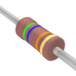 56 kOhms ±5% 3W Through Hole Resistor Axial Flame Proof, Safety Metal Film - YAGEO