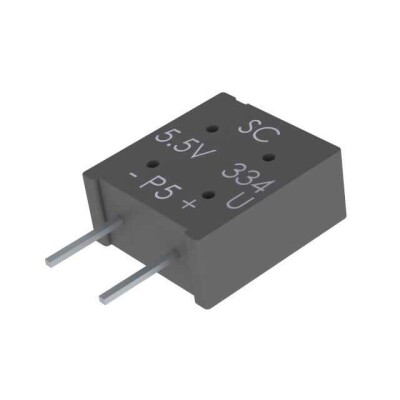 330 mF (EDLC) Supercapacitor 5.5 V Radial 25Ohm @ 1kHz - 1
