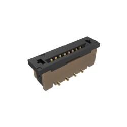 8 Position FPC Connector Contacts, Vertical - 1 Sided 0.039
