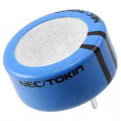 100 mF (EDLC) Supercapacitor 5.5 V Radial, Can 25Ohm @ 1kHz - KEMET