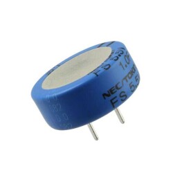 1 F (EDLC) Supercapacitor 5.5 V Radial, Can 7Ohm @ 1kHz - KEMET