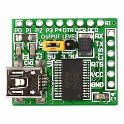 FT232R USB 2.0 to UART Interface Evaluation Board - MikroElektronika