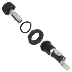 Fuse Holder 16 A 250V 1 Circuit Cartridge Panel Mount - Eaton - Electronics Division