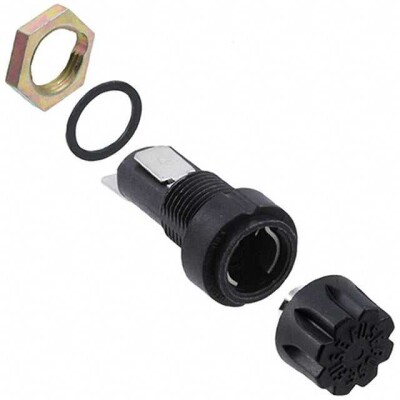Fuse Holder 20 A 250V 1 Circuit Cartridge Panel Mount - 1
