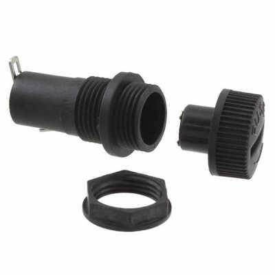 Fuse Holder 10 A 250V 1 Circuit Cartridge Panel Mount - 1