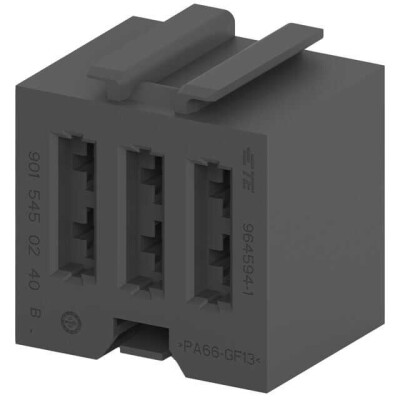 Fuse Holder 3 Circuit Blade Chassis Mount - Bracket; Panel Mount - 1