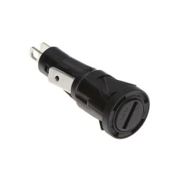 Fuse Holder 16 A 250V 1 Circuit Cartridge Panel Mount - Bulgin