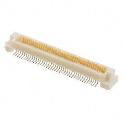 80 Position Connector Header, Outer Shroud Contacts Surface Mount Gold - Hirose Electric Co Ltd