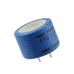 1 F (EDLC) Supercapacitor 5.5 V Radial, Can 35Ohm @ 1kHz - KEMET