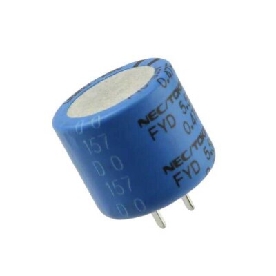 470 mF (EDLC) Supercapacitor 5.5 V Radial, Can 65Ohm @ 1kHz - 1