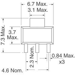 Bipolar (BJT) Transistor NPN 40 V 1 A 150MHz 2 W Surface Mount SOT-223-3 - Diodes Incorporated (1)