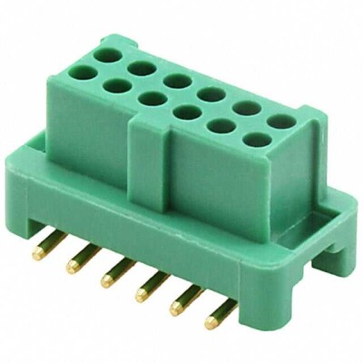 12 Position Receptacle Connector 0.049