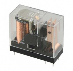 General Purpose Relay SPST-NO (1 Form A) 220VAC Coil Through Hole - Omron Electronics Inc-EMC Div