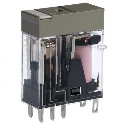 General Purpose Relay DPDT (2 Form C) 24VDC Coil Socketable - 1