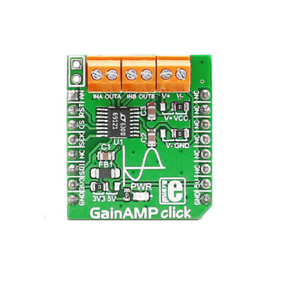 LTC6912 Operational Amplifier mikroBUS™ Click™ Platform Evaluation Expansion Board - 1