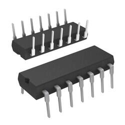 General Purpose Amplifier 4 Circuit Rail-to-Rail 14-DIP - 1