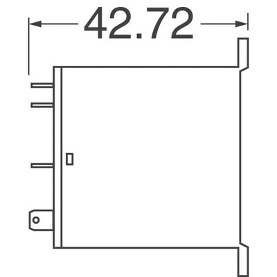 General Purpose Relay DPDT (2 Form C) 24VDC Coil Chassis Mount - 5