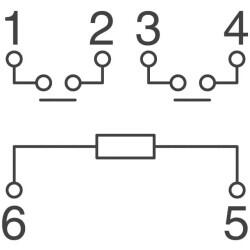 General Purpose Relay DPST-NO (2 Form A) 24VDC Coil Chassis Mount - 3