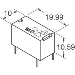 General Purpose Relay SPST-NO (1 Form A) 24VDC Coil Through Hole - 2