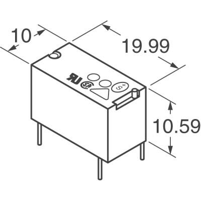 General Purpose Relay SPST-NO (1 Form A) 24VDC Coil Through Hole - 2