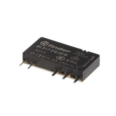 General Purpose Relay SPDT (1 Form C) 12VDC Coil Through Hole - 1