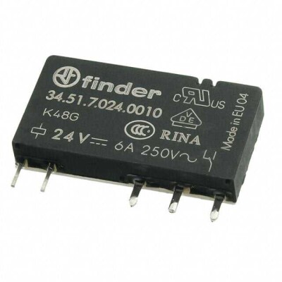 General Purpose Relay SPDT (1 Form C) 24VDC Coil Through Hole - 1