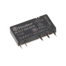 General Purpose Relay SPDT (1 Form C) 24VDC Coil Through Hole - 1