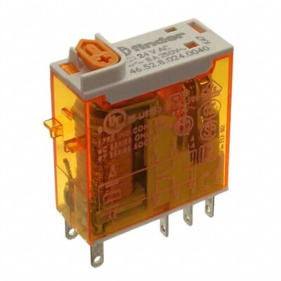 General Purpose Relay DPDT (2 Form C) 24VAC Coil Socketable - 1