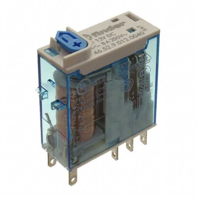 General Purpose Relay DPDT (2 Form C) 12VDC Coil Socketable - 1