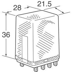 General Purpose Relay 4PDT (4 Form C) 24VDC Coil Socketable - 2