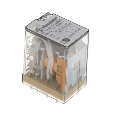 General Purpose Relay 4PDT (4 Form C) 120VAC Coil Through Hole - 1