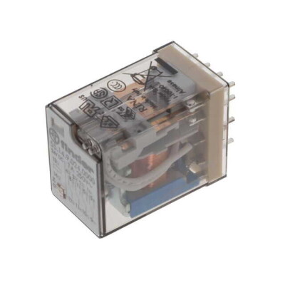 General Purpose Relay 4PDT (4 Form C) 24VDC Coil Through Hole - 1