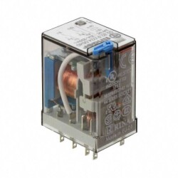 General Purpose Relay DPDT (2 Form C) 12VDC Coil Socketable - Finder Relays, Inc.