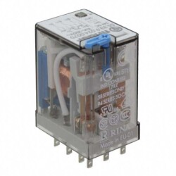 General Purpose Relay 3PDT (3 Form C) 24VDC Coil Socketable - Finder Relays, Inc.