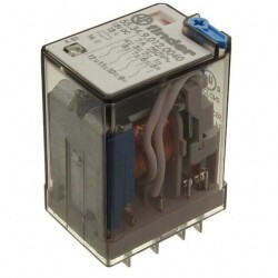 General Purpose Relay 4PDT (4 Form C) 12VDC Coil Socketable - Finder Relays, Inc.
