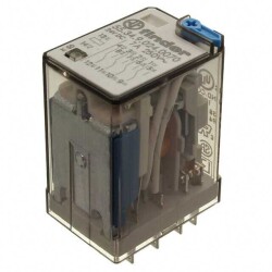 General Purpose Relay 4PDT (4 Form C) 24VDC Coil Socketable - Finder Relays, Inc.