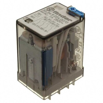 General Purpose Relay 4PDT (4 Form C) 24VDC Coil Socketable - 1
