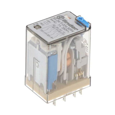 General Purpose Relay 4PDT (4 Form C) 24VDC Coil Socketable - 1