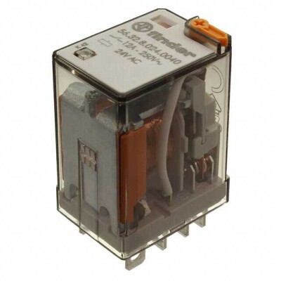 General Purpose Relay DPDT (2 Form C) 24VAC Coil Socketable - 1