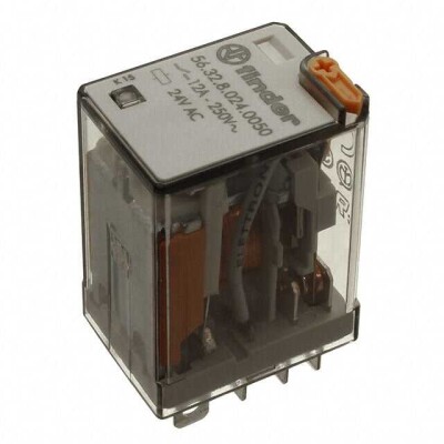 General Purpose Relay DPDT (2 Form C) 24VAC Coil Socketable - 1