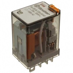 General Purpose Relay DPDT (2 Form C) 120VAC Coil Socketable - Finder Relays, Inc.