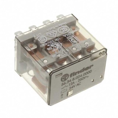 General Purpose Relay 4PDT (4 Form C) 24VAC Coil Socketable - 1