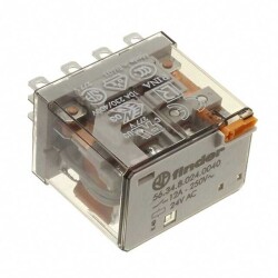 General Purpose Relay 4PDT (4 Form C) 24VAC Coil Socketable - Finder Relays, Inc.